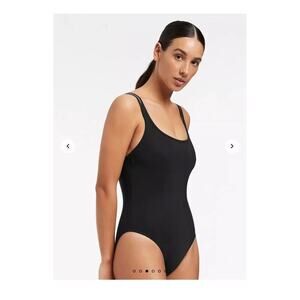 Seafolly Double Strap One Piece Dark Olive Size 10